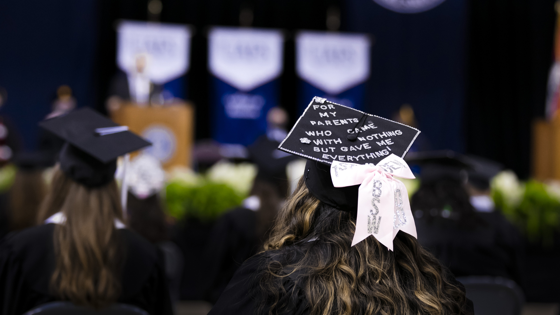 A graduation cap