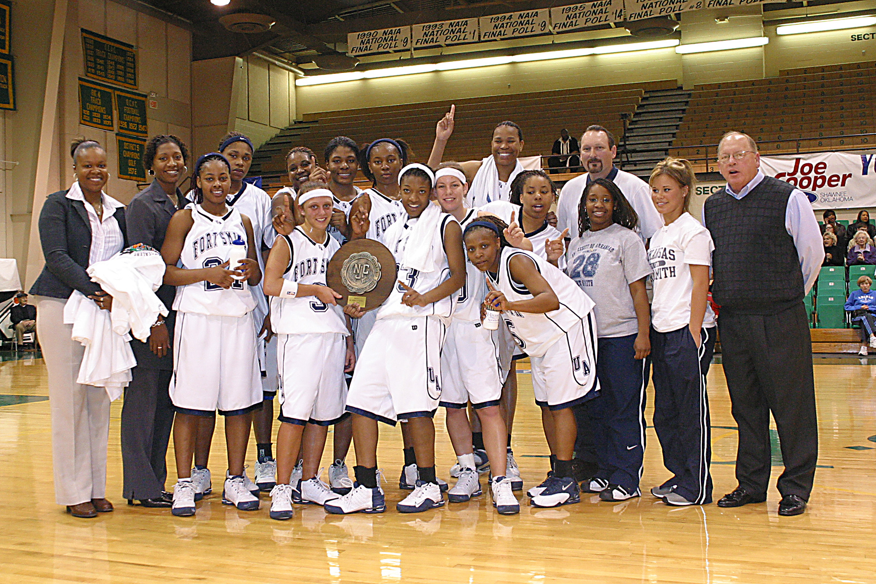 Coach Whorton and his championship team