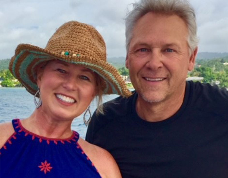 Debbie Dameron (left) and her husband Kim