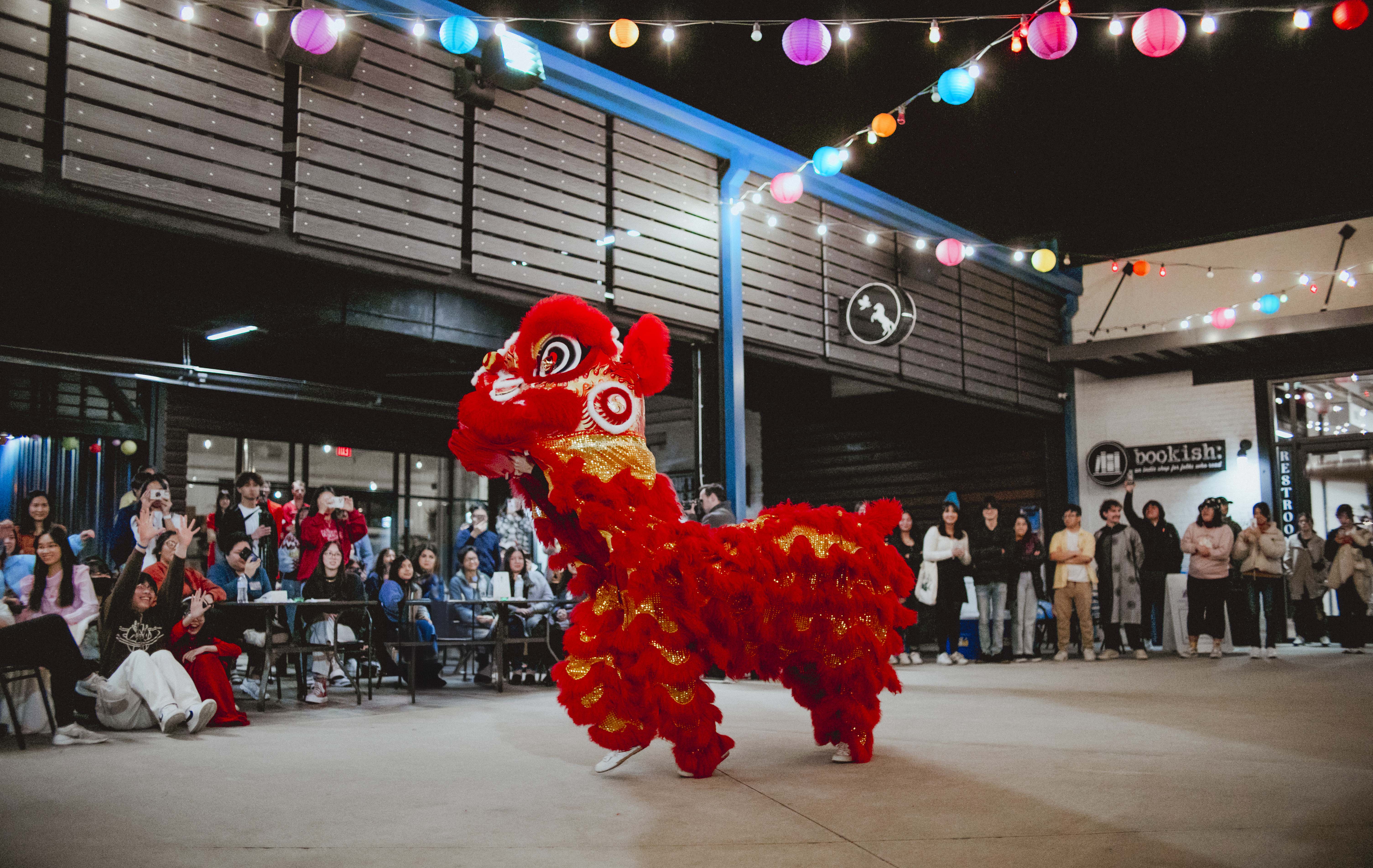 Lion Dancers perform at the VSA Lunar New Year celebration