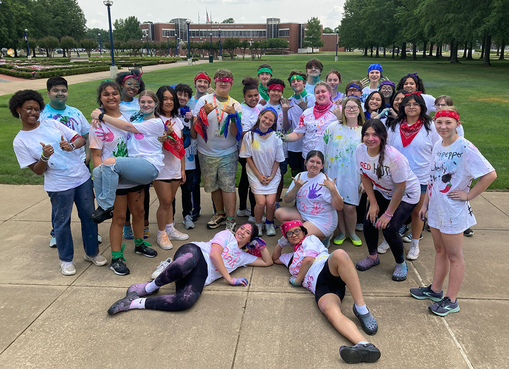 Upward Bound Summer Academy students participate in activities at UAFS